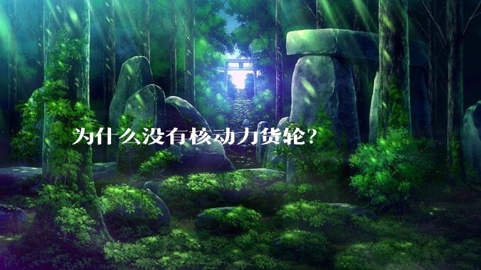 为什么没有核动力货轮？
